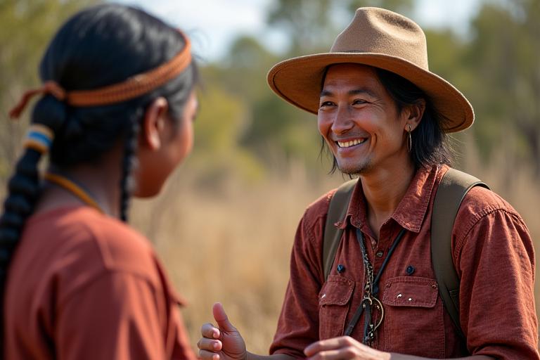 Cultural immersion with Indigenous Australian guides