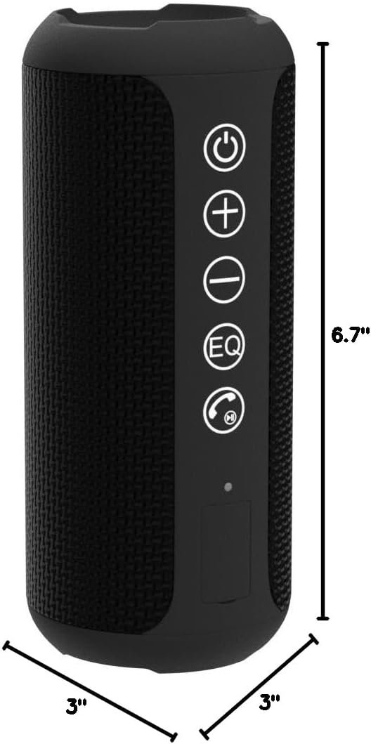 Ortizan Portable Bluetooth Speaker: IPX7 Waterproof - Image 2
