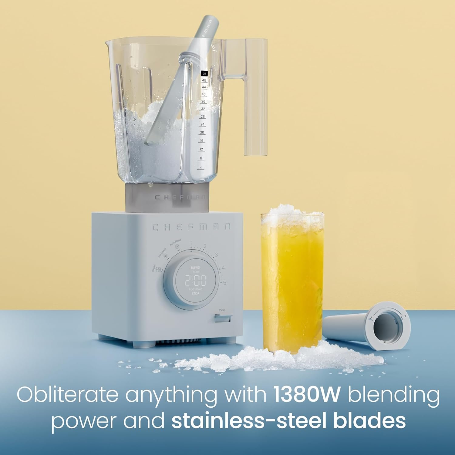 Chefman Obliterator 48 oz Countertop Blender for Smoothies - Image 6